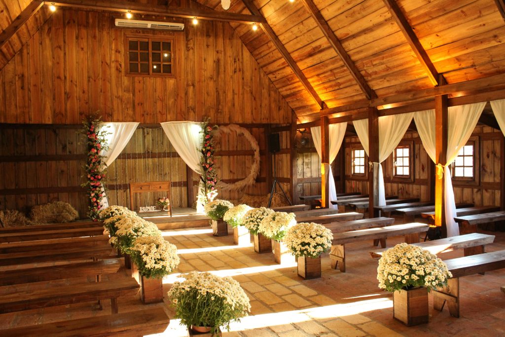 Photo of wedding setup