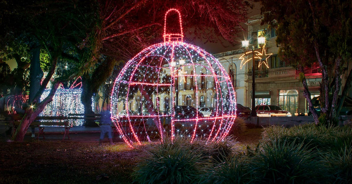 dazzling christmas lights in merida create a festive atmosphere with bright ornament displays